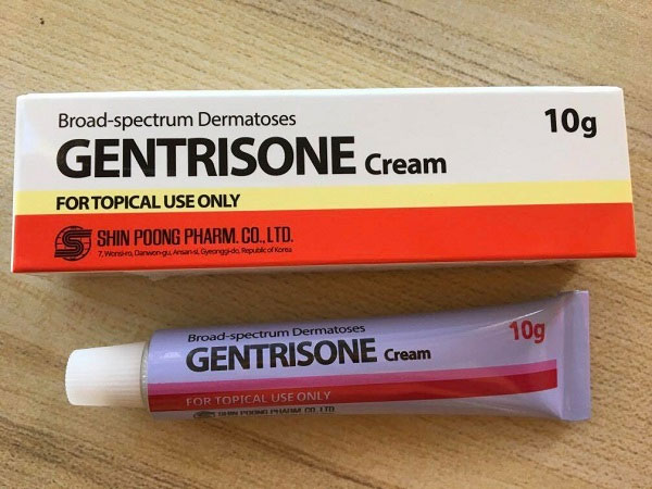 Thuốc chữa bệnh á sừng Gentrisone được sử dụng trong trường hợp bệnh nhẹ